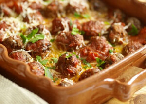 Al forno meatballs