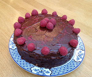 chocolate raspberry cake