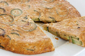 Courgette frittata