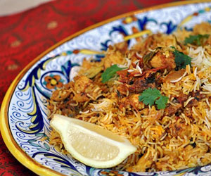 Easy chicken biryani