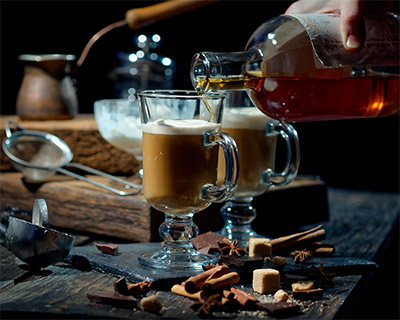 Irish Coffee cocktail