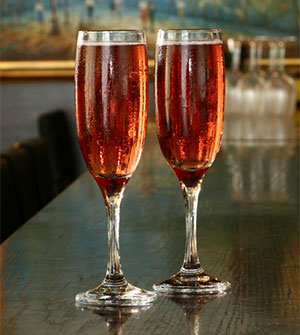 Kir Royale cocktail