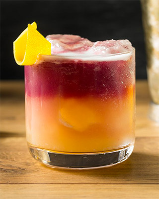 New York Sour cocktail