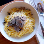 Pasta with black truffle