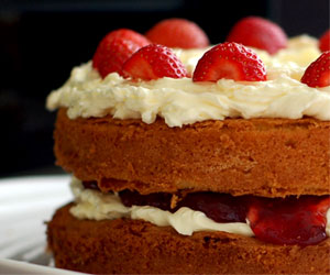 victoria sponge cake