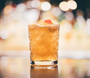 Whiskey sour cocktail