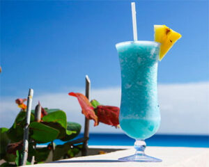 Blue Hawaii cocktail