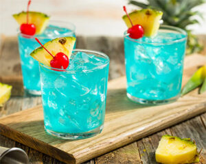 Blue Hawaiian cocktail