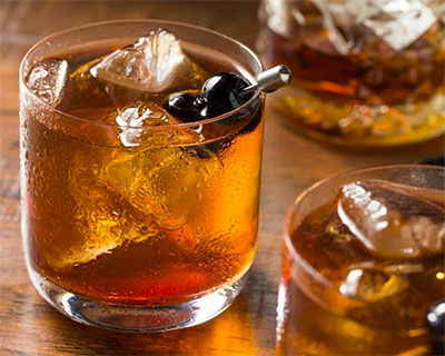 Dry Brandy Manhattan cocktail