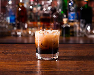 White Russian cocktail