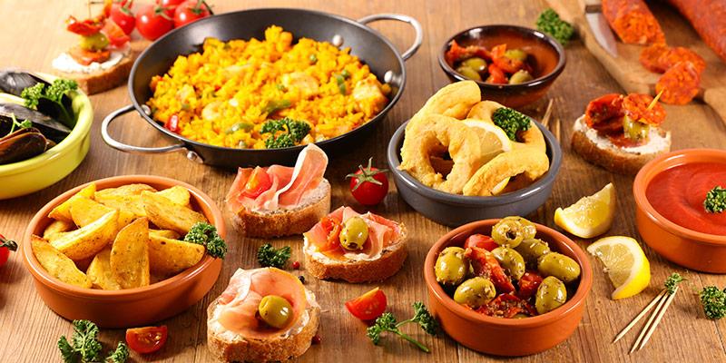 A selection of Tapas in Spain