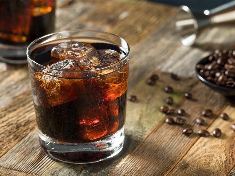 Black Russian cocktail