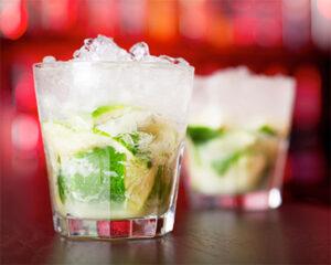 Caipiroska cocktail
