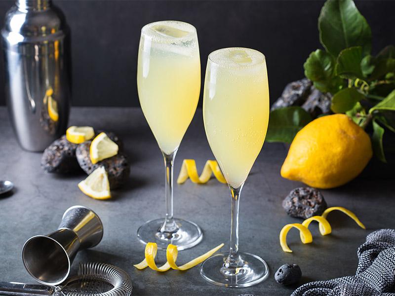 French 75 cocktail