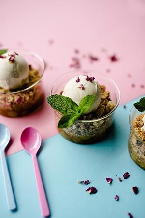 Gooseberry and Almond Crumble