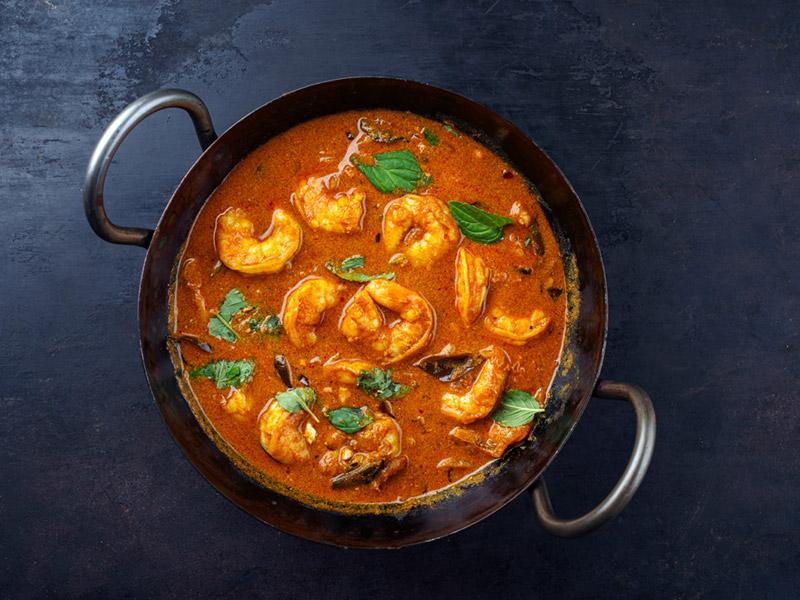 King prawn curry