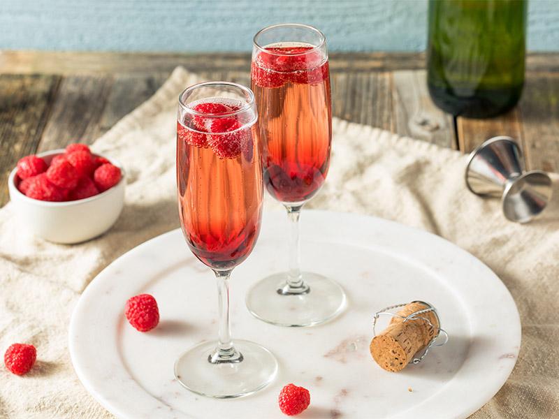 Kir Royale cocktail