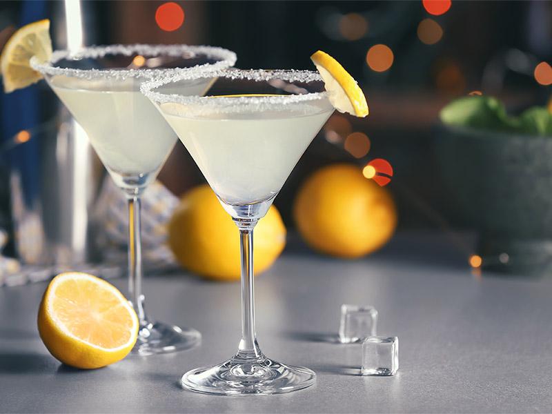 Lemon drop cocktail