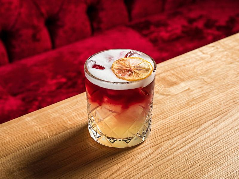 New York Sour cocktail