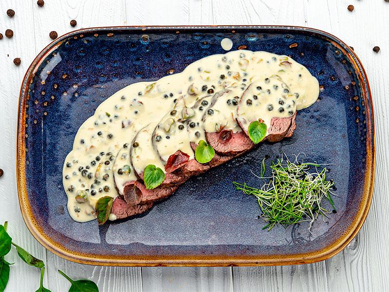 Peppercorn sauce
