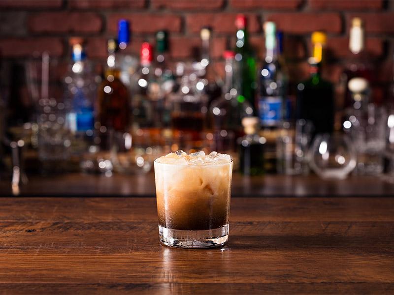 White Russian cocktail